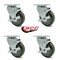 Service Caster Regency 600CSW415WB U-Boat Utility Cart Caster Replacement Set - REG-SCC-20S414-PPUB-TLB-TP2-4 - alternate 4